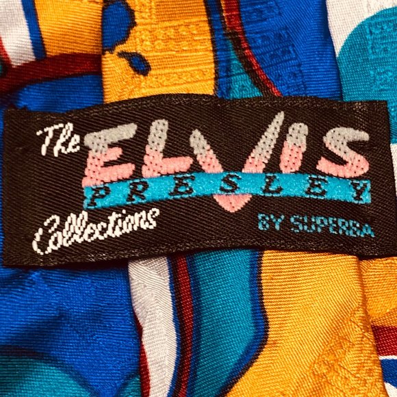 Elvis Presley Superba Suspicious Minds Silk Tie - Picture 6 of 9